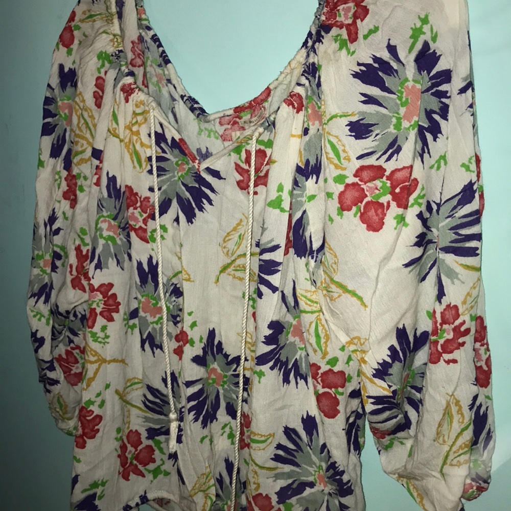 floral blouse